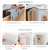Home Kitchen Wall-Mounted Trash Can Creative with Cover Hanging Creative Trash Waste Sorting Bin Cabinet Door