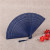 Chinese Style Hollow Carved Handmade Ladies Folding Fan Daily Antique Craft Small Fan All Bamboo Fan Classical Gift Fan