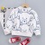21 Spring Children's Sweater 0-6 Years Old Boy Printed Bear Pattern round Neck Pullover Men and Women Baby Bottoming Shirt