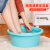 Factory Direct Sales Massage Feet-Washing Basin Four-Wheel Feet Bathing Tub Plastic Foot Tub Roller Wash Foot Basin Wash Foot Basin