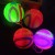 7.5 Flash Double Planet Whistle Children's Elastic Massage Ball Jumping Ball Barbed Ball Luminous Massage Ball Squeeze and Sound