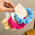 Cross-Border Autumn and Winter Large Intestine Hair Ring Candy Color Plush Hair Rope Hair Accessories Intestine Pork Intestine Head Rope Headdress Korean Style Women