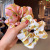 Autumn and Winter Mori Style Fabric Large Intestine Hair Band Female Little Daisy Plush Hair Ring Ins Solid Color Hair Rope Hair Band for Girls Hair Accessories