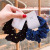 Large Intestine Ring Mesh Five-Pointed Star Embellishment Hair Ring Dot Decoration Gentle Series Hair Rope Tie up a Bun Hairstyle Rubber Band Hair Accessories