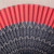 Chinese Style Retro Japanese Style Japanese Style Folding Fan Pine Leaf Hollow Carved Fan Solid Color Red Portable Lady Dance Fan