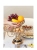 Crystal Glass Fruit Plate 5-Head European-Style Large Fruit Plate Villa Luxury Decorative Fruit Plate Dried Fruit Box Base Golden Fruit Basket
