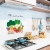 Cooking Bench Oil-Proof Stickers Household Kitchen Tile Wall Transparent Thickened Tile Wallpaper High Temperature Resistant Self-Adhesive Wall Stickers