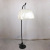 Modern Minimalist and Magnificent Fishing Floor Lamp Marble Foundation Non-Standard Engineering Customized Black Matte Baking Finishing Lamp