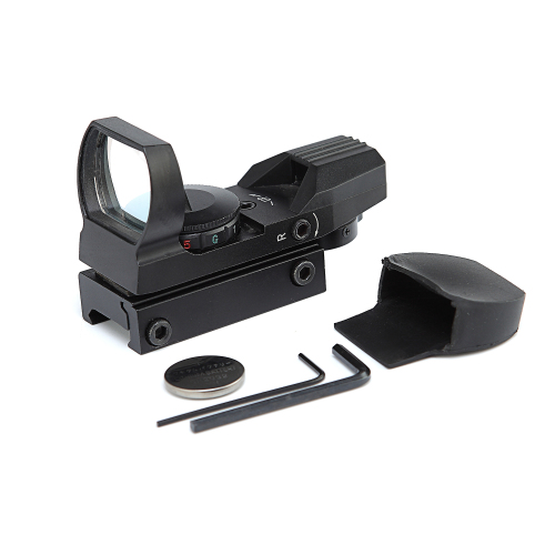 hd101 four changing points telescopic sight red dot mirror two-color brightness adjustable outdoor tactics chicken eating mirror