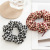 2020 Autumn and Winter New Retro Pattern Thick Large Intestine Ring Hair Rope Japanese and Korean Women's Bandeau Rubber Band Three-State Hair Band