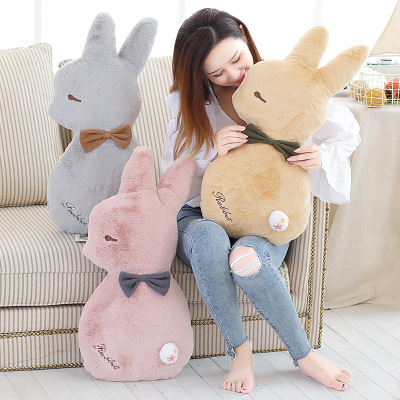 Bunny Doll Long Pillow Doll Comfort Hugging Sleeping Plush Toy Girls Birthday Gifts Rabbit Plush