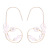 New Internet Influencer Pearl Earrings Fashion Simple Geometric Circle Ear Studs Korean Style Elegant Pearl Earrings