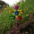 Outdoor Six Sequined Flower Windmill Colorful Plastic Colorful Traditional Small Windmill Stall Hot Sale Children's Toys Wholesale