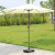 Outdoor Sunshade Outdoor Umbrella Courtyard Central-Column Umbrella Booth Security Parasol Stall Sun Umbrella Custom Logo