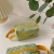 Spring Flower Cute Double Sided Embroidery Love Portable Cosmetic Bag Ins Large Capacity Storage Bag Travel Portable