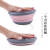 Folding Pet Bowl 3-Piece Silicone Outer Picnic Set Travel Baby Lunch Box Water Cup Compressed Bowl Three-Piece Set