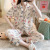 Summer Pajamas Women's Short-Sleeved Trousers Cardigan Korean Style Sweet Xueqing Newborn Home Wear Short Long Suit