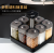 Kitchen Supplies Creative Glass European Rotating Glass Seasoning Bottle Seasoning Containers Gift Set