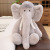 2021 Creative New Long Nose Elephant Doll Plush Toys Cute Little Elephant Soothing Elephant Ribbon Bow