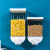 Wall-Mounted Cereals Storage Jar Transparent Visual Sealed Jar Press the Amount of Food Storage Box 1000ml Rice Bucket