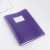 Factory Hot Sale A4 Purple 150 Pages Soft Leather Info Booklet Test Paper Document Pagination Storage Clip Large Capacity