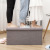 Simple Home Multi-Functional Creative Storage Stool Fabric Cotton Linen Sofa Shoe Changing Bench Folding Storage Stool