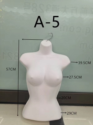 Clothing Male Model Props Female Half Body Girls' Wear Plastic Chest Model Piece Clothes Display Stand Hanging Board Dummy