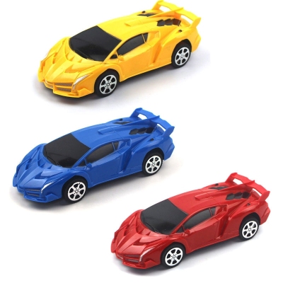 Children's Educational Racing Car Hot Toy Car Wholesale Pull Back Car Model Plastic Car Sports Car Stall Toy