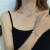 Necklace for Women Ins Cool Style Simple Geometric Multi-Eight-Pointed Stars Jeweled Pendant Clavicle Chain Personality Fashion Neck Accessories