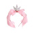 Children's Mesh Headband Princess Crown Shiny Diamond Bow Girls Headdress Korean Style Female Hair Accessories Wholesale