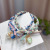 Korean Style Color Matching Twist Hair Band Gradient Color Braid Hair Rope Thick Rubber Band Hand-Woven Knotted Head Rope Hair Accessories
