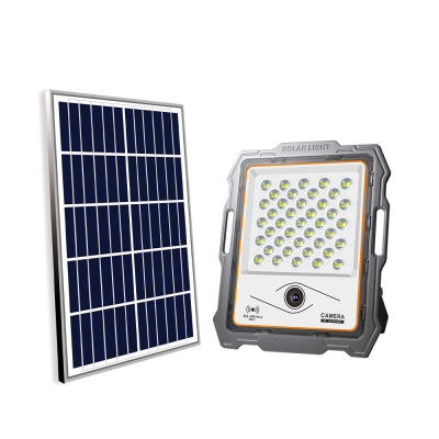 New product 200w solar light with wifi camera solar security