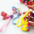 Hot Selling Cross-Border PVC Three-Dimensional Unicorn Keychain Pendant Set Bag Clothing Ornaments Practical Small Gifts