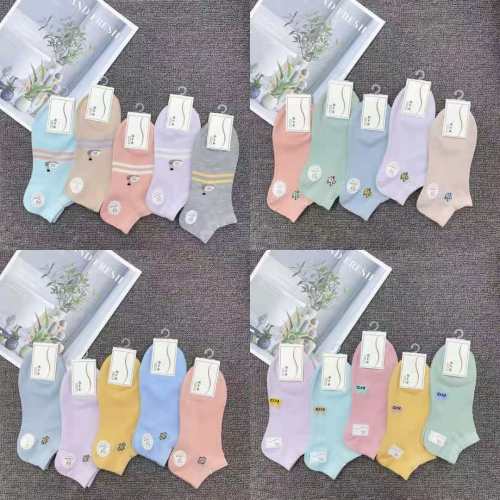 New Women‘s Boat Socks Sweat-Absorbent Breathable Cotton Socks Women‘s Socks Sales Volume Product Socks Street Vendor Stocks Small Fresh Invisible Socks Manufacturer
