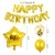 Exclusive for Cross-Border Creative Happy Birthday Balloon Set Birthday Party Aluminum Mold Balloon Rubber Balloons Decoration Dress up