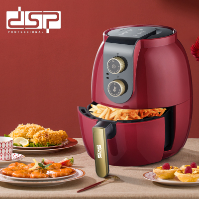 DSP Air Fryer Household Multi-Functional Oil-Free 2.6L Intelligent Deep Frying Pan Automatic Chips Machine Fried Chicken