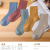 2020 New Socks Women's Autumn and Winter Women's Mid-Calf Length Sock Candy-Colored Female Socks Pure Cotton Morandi Japan and South Korea Cute Sweet