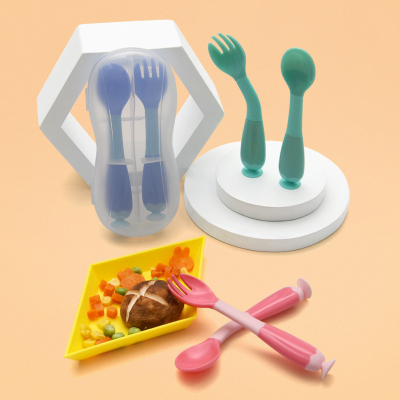 Baby Silicone Temperature Sensing Spoon Kit