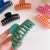 Japanese and Korean Ins Hairpin Hairpin Paint Big Hair Claws Frosted Color Barrettes Cute Bath Hairpin Wash Headdress