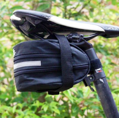 1133 Bicycle Double Layer Tail Bag Bicycle Saddle Bag Riding Seat Tube Rear Seat Tail Bag Tail Bag Cushion Kit