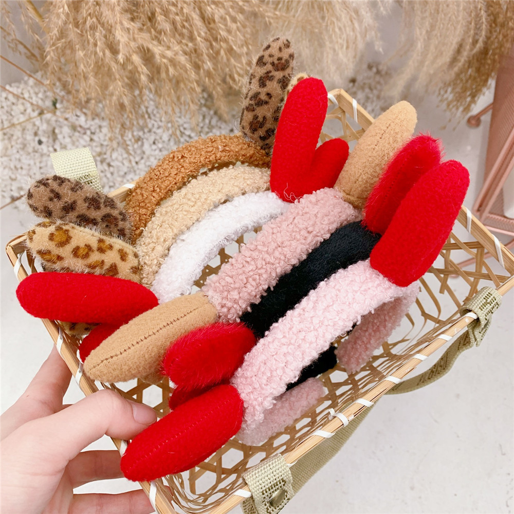 south korea new antler hairband party gathering decorative head hoop new year hair accessories home funny selling cute head buckle ornament