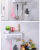 Drawer Storage Rack with Hook Storage Rack Dust-Proof Easy Cleaning Storage Rack Kitchen Seasoning Storage Rack Multi-Purpose Shelf