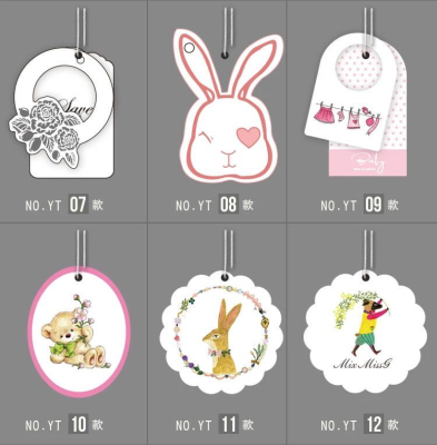 Factory Direct Sales Various Tags Welcome Customization as Request Cartoon Hanging Card Customization