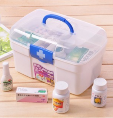 Small Medicine Box Double Layer