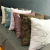Foreign Trade Plush Cushion Cover Imitation Rabbit Fur Solid Color Bronzing Pillow Cover European Style Running Volume Amazon Cross-Border Wholesale