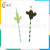 Factory Direct Supply Customizable Environmental Protection Brown Paper Straw Set Cactus Brown Paper Straw Set
