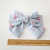 Japanese and Korean Spring and Summer New Chiffon Floral Three-Layer Bow Steel Clip Sweet All-Matching Spring Clip Hair Accessories