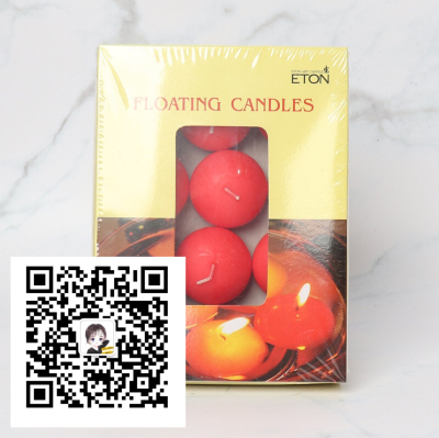 Tealight Romantic Floating Wax Floating Ball Candle Floating Candle Birthday Party Confession Candle Color Box 12 Pack