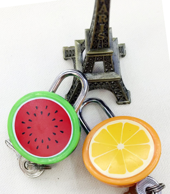 [Factory Direct Sales] Stylish and Exquisite ABS Fruit Padlock