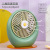 Drip Fan Contrast Color USB Charging Wind Deflector Little Fan Desktop Learning Office Home Fan Factory Direct Sales